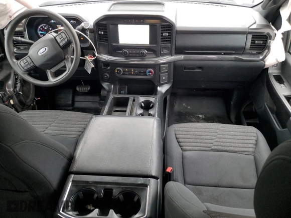 2021 Ford F-150 XL with VIN 1FTEW1CP1MFA48094, listed as a Copart auction lot 47822195 with 56,506 mi miles and Salvage Title. Bid and sale history available at carsss.com. Image 8.