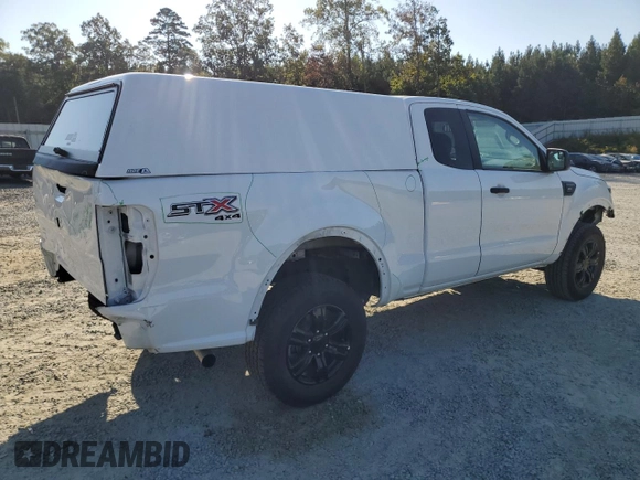 2022 Ford Ranger XL with VIN 1FTER1FH5NLD32553, listed as a Copart auction lot 76031904 with 23,644 mi miles and Salvage Title. Bid and sale history available at DreamBid. Image 3.