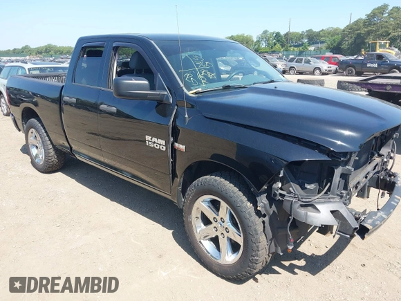 2014 Ram 1500 Tradesman with VIN 1C6RR7FT3ES380655, listed as a IAAI auction lot 42530131 with 96,370 mi miles and . Bid and sale history available at DreamBid. Image 1.