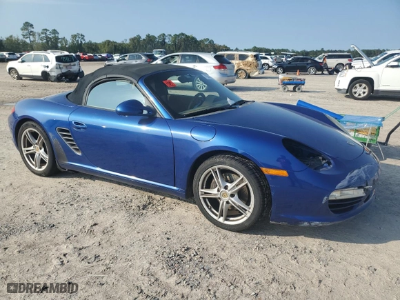 2011 Porsche Boxster with VIN WP0CA2A80BU710179, listed as a Copart auction lot 79343154 with 0 mi miles and Salvage Title. Bid and sale history available at carsss.com. Image 4.