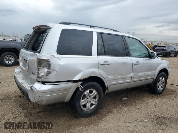 2003 Honda Pilot EX z VIN 2HKYF18583H515617, wystawiony jako Copart lot #55143045 z przebiegiem 175 976 mil mil oraz Szkoda całkowita • Salvage title. Historia ofert i sprzedaży dostępna na DreamBid. Obrazek 3.