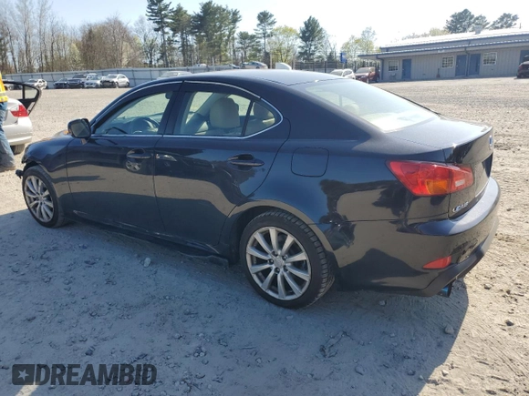 2006 Lexus IS 250 with VIN JTHCK262862003185, listed as a Copart auction lot 54335835 with 98,443 mi miles and Clean Title. Bid and sale history available at DreamBid. Image 2.