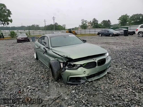 2017 BMW 4 Series 440i with VIN WBA4P1C55HK523005, listed as a Copart auction lot 54916354 with 99,425 mi miles and Salvage Title. Bid and sale history available at carsss.com. Image 11.