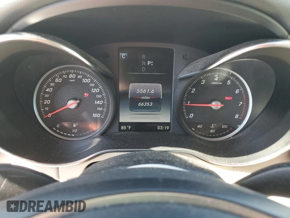 2017 Mercedes-Benz C 300 with VIN 55SWF4KB4HU213916, listed as a Copart auction lot 57999985 with 66,353 mi miles and Salvage title. Bid and sale history available at DreamBid. Image 9.