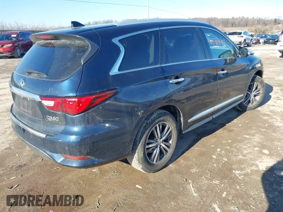2016 Infiniti QX60 with VIN 5N1AL0MM4GC520196, listed as a IAAI auction lot 41578947 with 90,241 mi miles and . Bid and sale history available at DreamBid. Image 4.