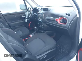 2018 Jeep Renegade Trailhawk with VIN ZACCJBCBXJPH18007, listed as a IAAI auction lot 41417677 with 46,296 mi miles. Bid and sale history available at carsss.com. Image 5.