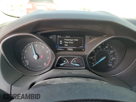 2018 Ford Focus SE with VIN 1FADP3F2XJL265909, listed as a Copart auction lot 44591615 with 129,094 mi miles and Non Repairable. Bid and sale history available at carsss.com. Image 9.