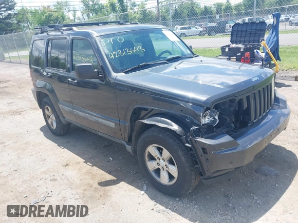 2011 Jeep Liberty Sport Jet with VIN 1J4PN2GK5BW512186, listed as a IAAI auction lot 42313643 with 188,171 mi miles and . Bid and sale history available at DreamBid. Image 1.