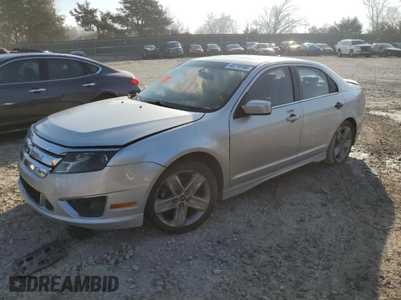 2010 Ford Fusion SPORT with VIN 3FAHP0KC9AR399214, listed as a Copart auction lot 48219165 with 202,015 mi miles and Salvage Title. Bid and sale history available at carsss.com. Image 1.