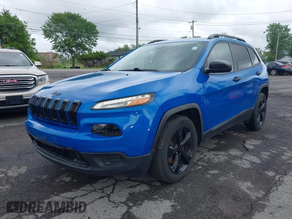 2017 Jeep Cherokee Sport with VIN 1C4PJLAB6HW617599, listed as a IAAI auction lot 42456069 with 78,773 mi miles and . Bid and sale history available at DreamBid. Image 17.
