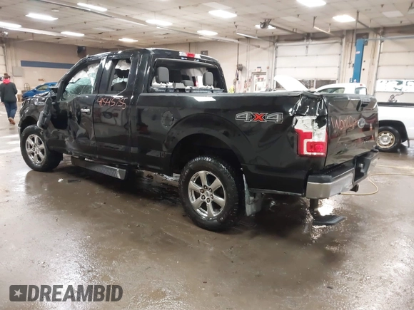 2018 Ford F-150 XL with VIN 1FTFX1EG6JFA03324, listed as a IAAI auction lot 41545755 with 98,799 mi miles. Bid and sale history available at carsss.com. Image 3.