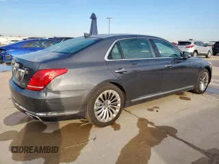 2018 Genesis G90 Premium z VIN KMHG34JA5JU037569, wystawiony jako Copart lot #58182965 z przebiegiem 90 361 mil mil oraz Szkoda całkowita • Salvage title. Historia ofert i sprzedaży dostępna na DreamBid. Obrazek 3.