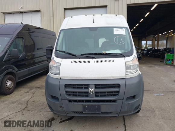2017 Ram ProMaster Cargo with VIN 3C6TRVDG1HE526042, listed as a IAAI auction lot 41145214 with 157,653 mi miles and . Bid and sale history available at carsss.com. Image 13.