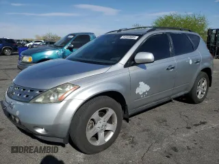 2004 Nissan Murano SE z VIN JN8AZ08W44W340309, wystawiony jako Copart lot #54569005 z przebiegiem 234 832 mil mil oraz Szkoda całkowita • Salvage title. Historia ofert i sprzedaży dostępna na DreamBid. Obrazek 1.