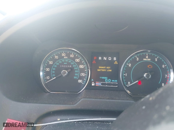 2013 Jaguar XF I4 RWD with VIN SAJWA0ES6DPS81365, listed as a IAAI auction lot 41731614 with 118,060 mi miles. Bid and sale history available at carsss.com. Image 7.