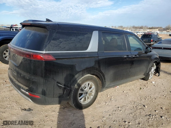 2022 Kia Carnival LXS with VIN KNDNB4H35N6106678, listed as a Copart auction lot 46287635 with 94,106 mi miles and Salvage Title. Bid and sale history available at carsss.com. Image 3.