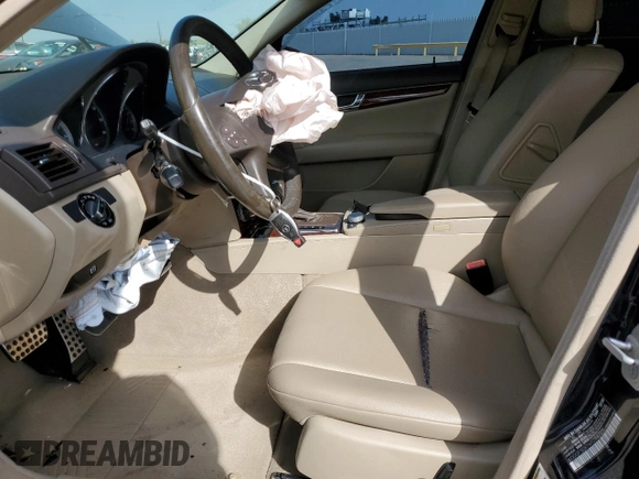 2010 Mercedes-Benz C 300 Sport with VIN WDDGF5EB7AR088729, listed as a Copart auction lot 63128875 with 224,815 mi miles and Salvage title. Bid and sale history available at DreamBid. Image 7.