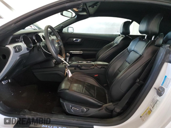 2015 Ford Mustang EcoBoost Premium with VIN 1FATP8UH8F5405323, listed as a Copart auction lot 54180385 with 125,609 mi miles and Salvage title. Bid and sale history available at DreamBid. Image 7.
