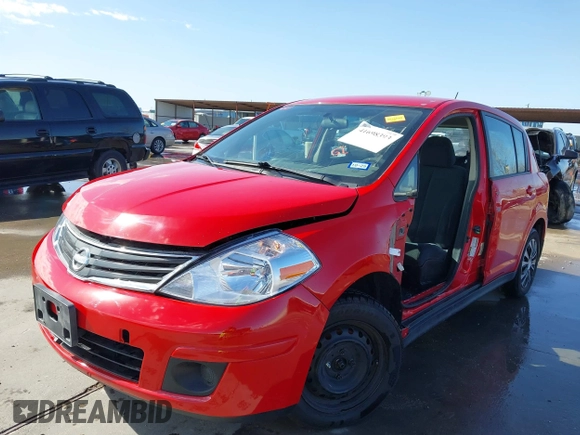 2010 Nissan Versa 1.8 S with VIN 3N1BC1CP2AL387348, listed as a IAAI auction lot 41698393 with 171,822 mi miles. Bid and sale history available at carsss.com. Image 20.