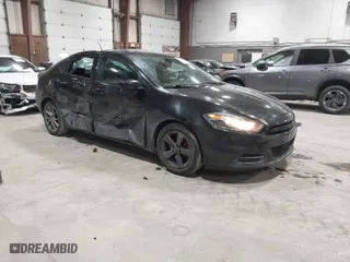2016 Dodge Dart SXT with VIN 1C3CDFBB3GD529355, listed as a IAAI auction lot 41673363 with 172,900 mi miles. Bid and sale history available at carsss.com. Image 1.