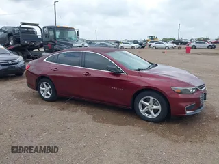 2016 Chevrolet Malibu LS z VIN 1G1ZB5ST1GF204974, wystawiony jako IAAI lot #42083674 z przebiegiem 191 691 mil mil oraz . Historia ofert i sprzedaży dostępna na DreamBid. Obrazek 1.