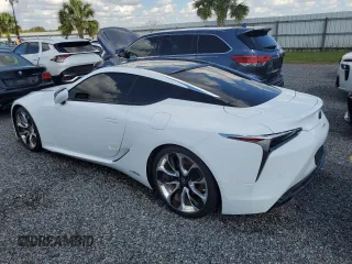 2020 Lexus LC with VIN JTHBY5AY8LA001946, listed as a Copart auction lot 73970204 with 0 mi miles and Salvage Title. Bid and sale history available at carsss.com. Image 2.