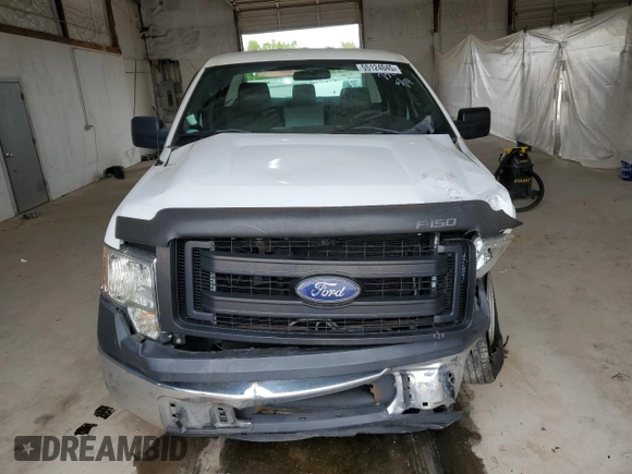 2013 Ford F-150 XL with VIN 1FTNF1CF3DKF27342, listed as a Copart auction lot 55124045 with 149,037 mi miles and Salvage title. Bid and sale history available at DreamBid. Image 5.