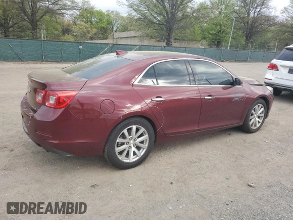 2016 Chevrolet Malibu LTZ with VIN 1G11E5SA3GF106466, listed as a Copart auction lot 53947505 with 75,311 mi miles and Salvage Title. Bid and sale history available at DreamBid. Image 3.