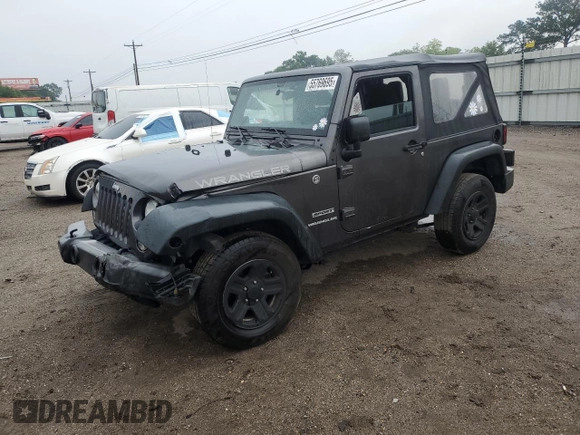 2016 Jeep Wrangler Sport with VIN 1C4AJWAGXGL339275, listed as a Copart auction lot 55769695 with 90,428 mi miles and Salvage title. Bid and sale history available at DreamBid. Image 1.