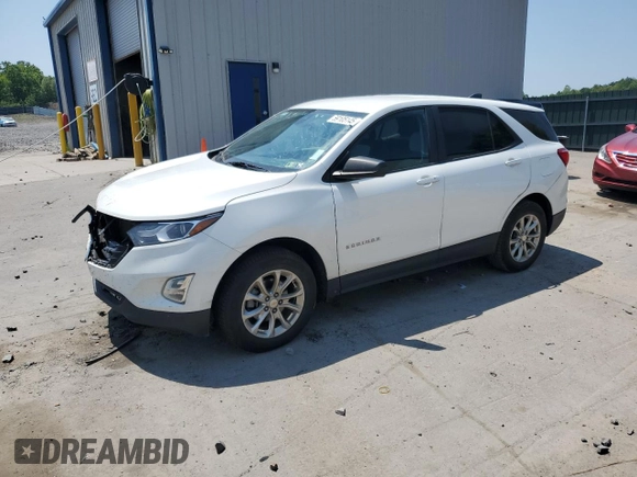 2020 Chevrolet Equinox LS z VIN 2GNAX5EV3L6243709, wystawiony jako Copart lot #59105145 z przebiegiem 286 324 mil mil oraz Szkoda całkowita • Salvage title. Historia ofert i sprzedaży dostępna na DreamBid. Obrazek 1.