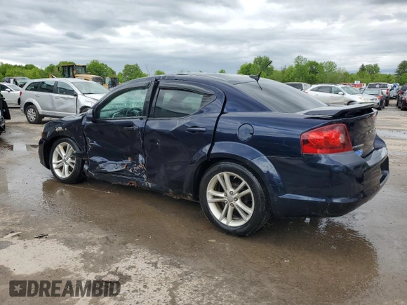 2012 Dodge Avenger SXT z VIN 1C3CDZCBXCN212144, wystawiony jako Copart lot #58366605 z przebiegiem 159 384 mil mil oraz Szkoda całkowita • Salvage title. Historia ofert i sprzedaży dostępna na DreamBid. Obrazek 2.