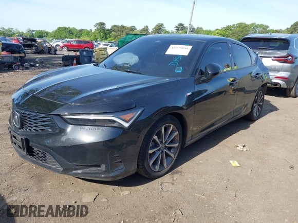2025 Acura Integra w/A-Spec Package with VIN 19UDE4H34SA005757, listed as a IAAI auction lot 42329881 with 30,700 mi miles and . Bid and sale history available at DreamBid. Image 2.