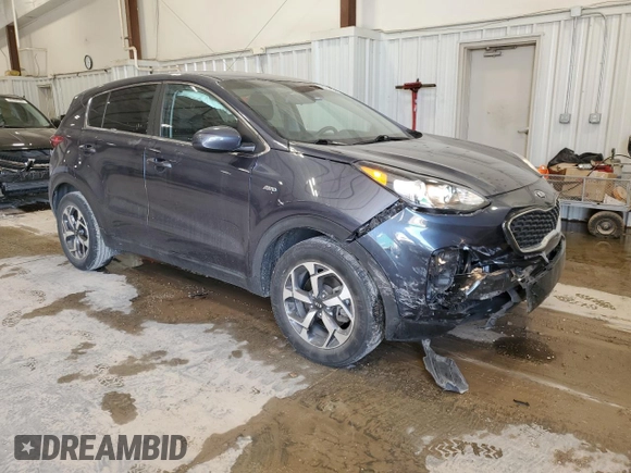 2022 Kia Sportage LX with VIN KNDPMCAC6N7962671, listed as a Copart auction lot 49358555 with 33,813 mi miles and Salvage Title. Bid and sale history available at carsss.com. Image 4.