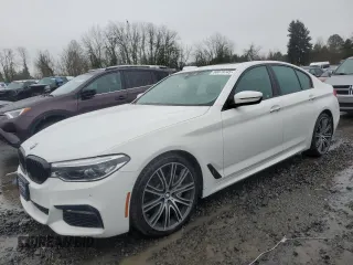 2018 BMW 5 Series 540i with VIN WBAJE5C5XJWA95613, listed as a Copart auction lot 50079745 with 82,773 mi miles and Clean Title. Bid and sale history available at carsss.com. Image 1.