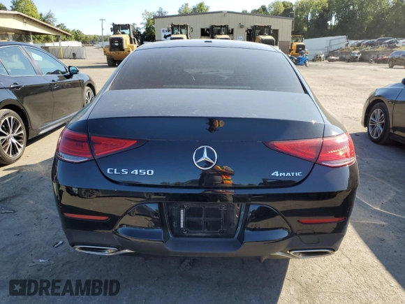 2019 Mercedes-Benz CLS with VIN WDD2J5KB9KA041005, listed as a Copart auction lot 69776784 with 0 mi miles and Salvage Title. Bid and sale history available at carsss.com. Image 6.