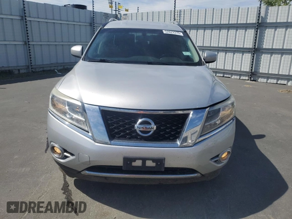 2016 Nissan Pathfinder Platinum with VIN 5N1AR2MM4GC642941, listed as a Copart auction lot 52622275 with 129,212 mi miles and Salvage title. Bid and sale history available at DreamBid. Image 5.