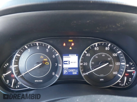 2017 Nissan Armada Platinum with VIN JN8AY2NEXH9705168, listed as a IAAI auction lot 42050793 with 124,907 mi miles. Bid and sale history available at carsss.com. Image 7.