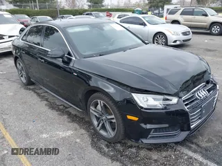 2017 Audi A4 Premium Plus with VIN WAULNAF41HN057768, listed as a IAAI auction lot 41483770 with 81,049 mi miles. Bid and sale history available at carsss.com. Image 1.