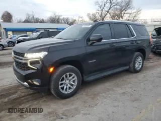 2021 Chevrolet Tahoe LS z VIN 1GNSKMKD3MR163423, wystawiony jako Copart lot #84880594 z przebiegiem 119 407 mil mil oraz Szkoda całkowita • Salvage title. Historia ofert i sprzedaży dostępna na DreamBid. Obrazek 1.