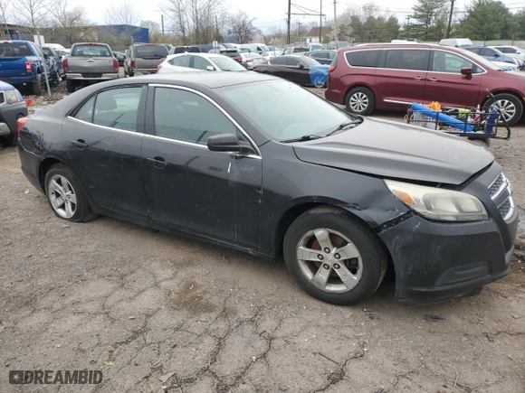 2013 Chevrolet Malibu LS with VIN 1G11B5SA8DF333124, listed as a Copart auction lot 52490385 with 0 mi miles and Clean Title. Bid and sale history available at carsss.com. Image 4.