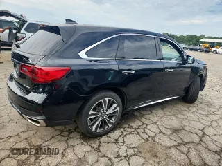 2020 Acura MDX Technology with VIN 5J8YD4H59LL004647, listed as a Copart auction lot 62535795 with 53,973 mi miles and Salvage title. Bid and sale history available at DreamBid. Image 3.