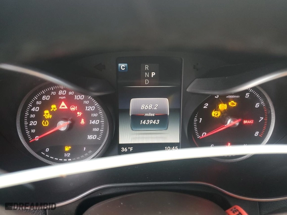 2018 Mercedes-Benz GLC with VIN WDC0G4JB9JV055936, listed as a Copart auction lot 45930835 with 143,943 mi miles and Salvage Title. Bid and sale history available at carsss.com. Image 9.