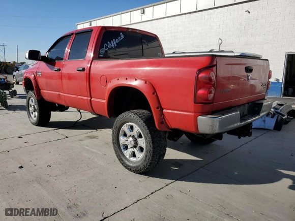 2007 Dodge Ram 2500 SLT with VIN 1D7KS28C07J510064, listed as a Copart auction lot 72928404 with 208,230 mi miles and Salvage Title. Bid and sale history available at carsss.com. Image 2.