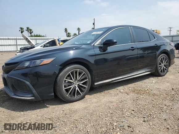 2021 Toyota Camry SE Nightshade with VIN 4T1G11AK3MU526683, listed as a Copart auction lot 51389745 with 55,505 mi miles and Salvage Title. Bid and sale history available at DreamBid. Image 1.