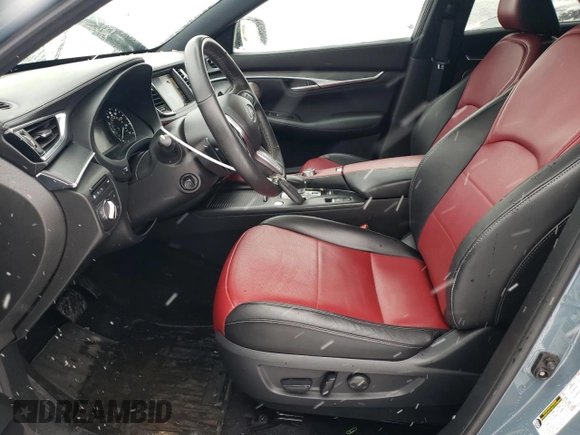 2022 Infiniti QX55 Sensory with VIN 3PCAJ5L38NF101543, listed as a Copart auction lot 86468694 with 45,409 mi miles and Salvage title. Bid and sale history available at DreamBid. Image 7.