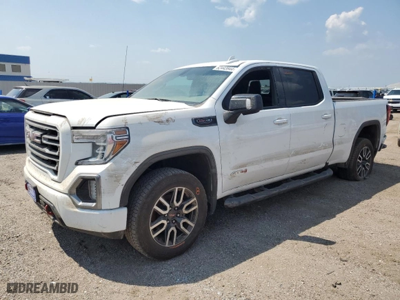 2022 GMC Sierra 1500 Limited AT4 with VIN 3GTP9EEL2NG117313, listed as a Copart auction lot 62443944 with 0 mi miles and Salvage Title. Bid and sale history available at carsss.com. Image 1.