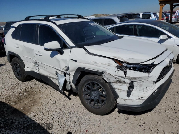2021 Toyota RAV4 Hybrid XLE with VIN JTMRWRFV6MD559354, listed as a Copart auction lot 50803455 with 56,604 mi miles and Salvage Title. Bid and sale history available at carsss.com. Image 4.
