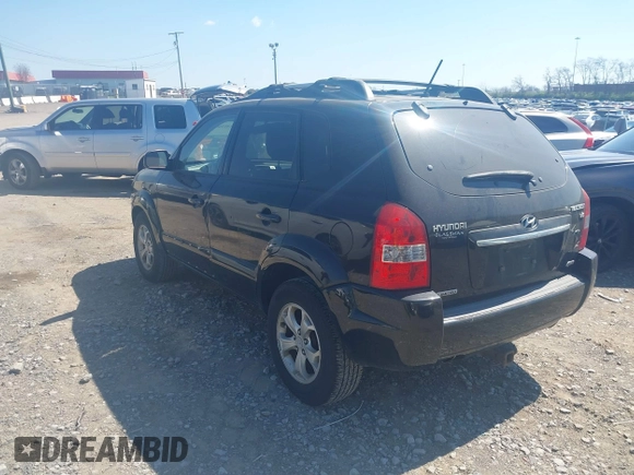 2009 Hyundai Tucson Limited with VIN KM8JN72D19U946110, listed as a IAAI auction lot 41893685 with 161,884 mi miles. Bid and sale history available at carsss.com. Image 3.
