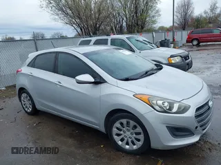 2017 Hyundai Elantra GT with VIN KMHD35LH3HU349726, listed as a IAAI auction lot 41933098 with 103,120 mi miles. Bid and sale history available at carsss.com. Image 1.
