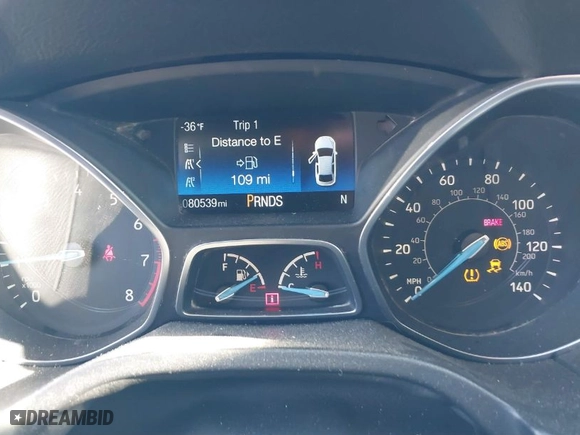 2015 Ford Focus SE with VIN 1FADP3K23FL214314, listed as a IAAI auction lot 41817226 with 80,539 mi miles. Bid and sale history available at carsss.com. Image 7.